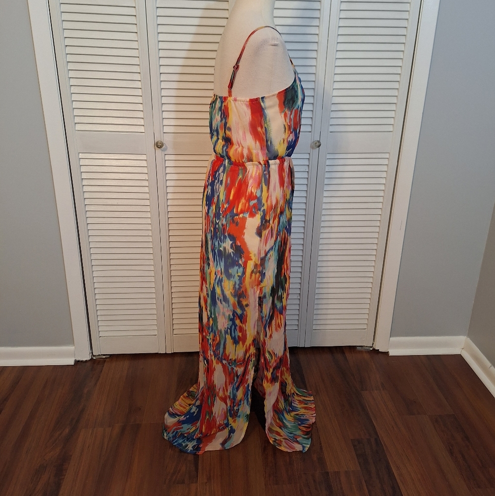 Truth NYC flowy maxi dress sz small *B8 - Picture 8 of 10